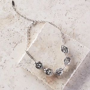 Plunder Silver Necklace with knots - discontinued